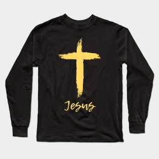 Jesus Cross Long Sleeve T-Shirt